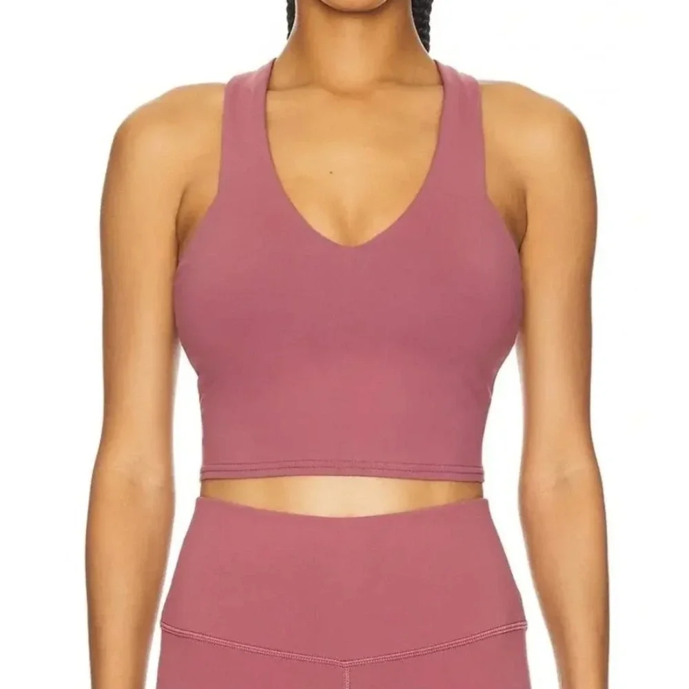 Alo Yoga Real Sports Bra – Size Small – Mauve